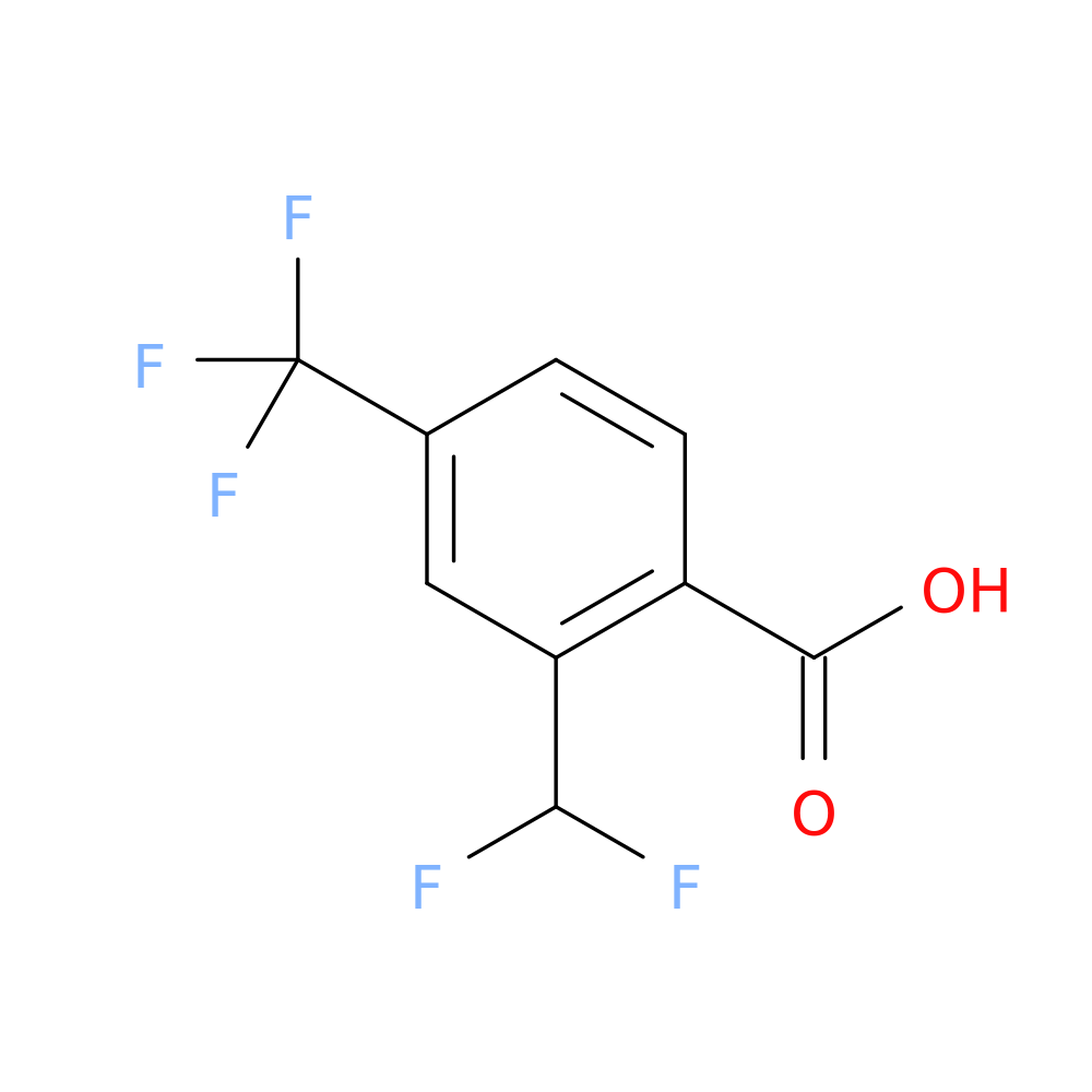 2-(difluoromethyl)-4-(trifluoromethyl)benzoic acid