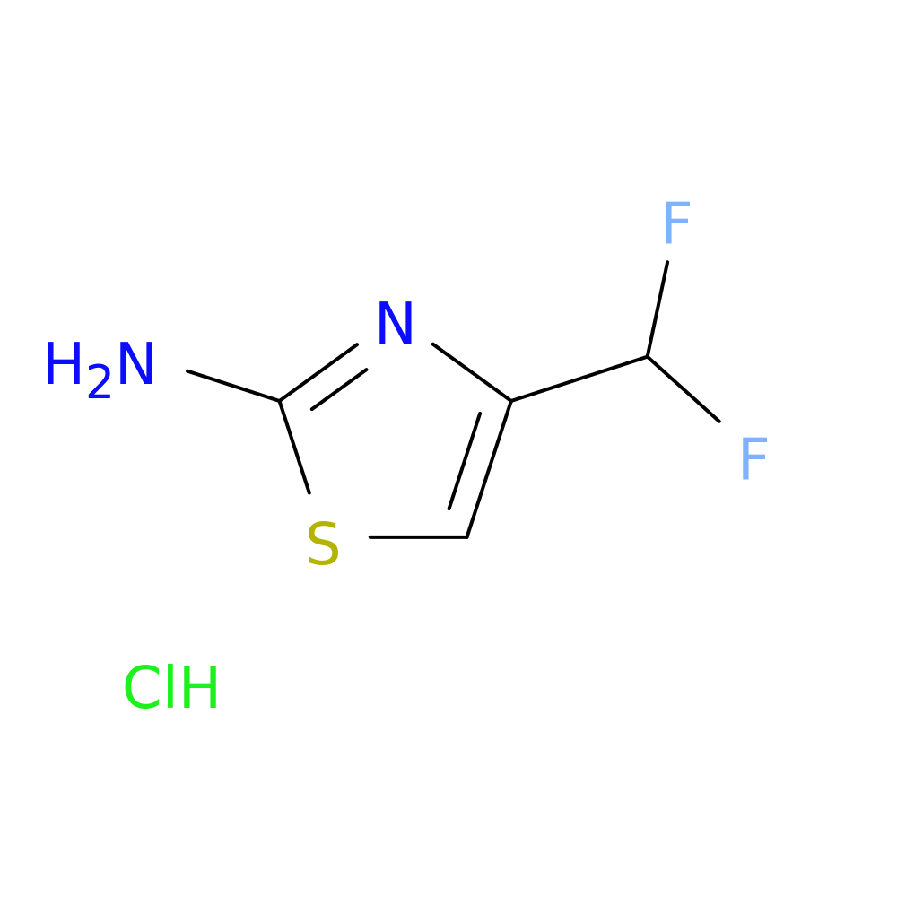 4-(difluoromethyl)-1,3-thiazol-2-amine hydrochloride