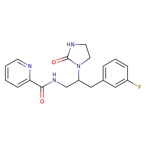 N-[3-(3-fluorophenyl)-2-(2-oxoimidazolidin-1-yl)propyl]pyridine-2-carboxamide