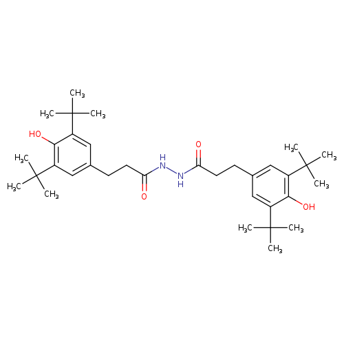 Benzenepropanoic acid, 3,5-bis(1,1-dimethylethyl)-4-hydroxy-,2-[3-[3,5-bis(1,1-dimethylethyl)-4-hydroxyphenyl]-1-oxopropyl]hydrazide