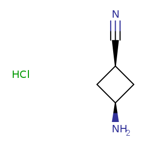 Cyclobutanecarbonitrile, 3-amino-, hydrochloride (1:1), cis-