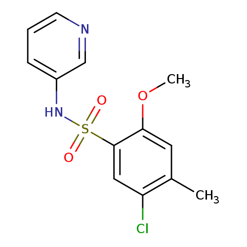 5-chloro-2-methoxy-4-methyl-N-(pyridin-3-yl)benzene-1-sulfonamide