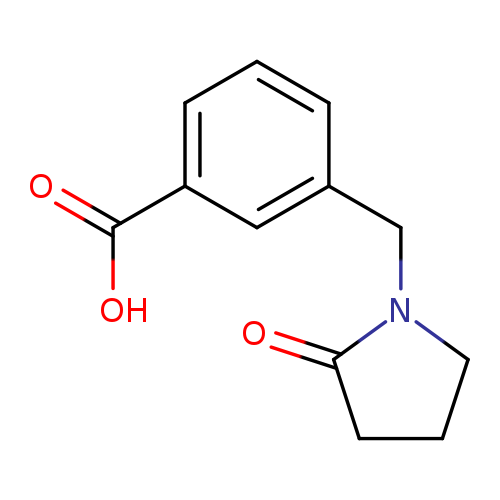 3-((2-Oxopyrrolidin-1-yl)methyl)benzoic acid