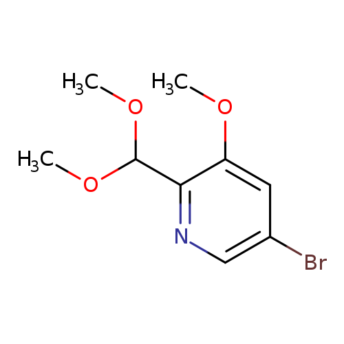 5-Bromo-2-(dimethoxymethyl)-3-methoxypyridine