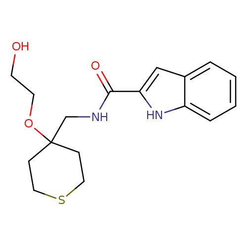 N-{[4-(2-hydroxyethoxy)thian-4-yl]methyl}-1H-indole-2-carboxamide
