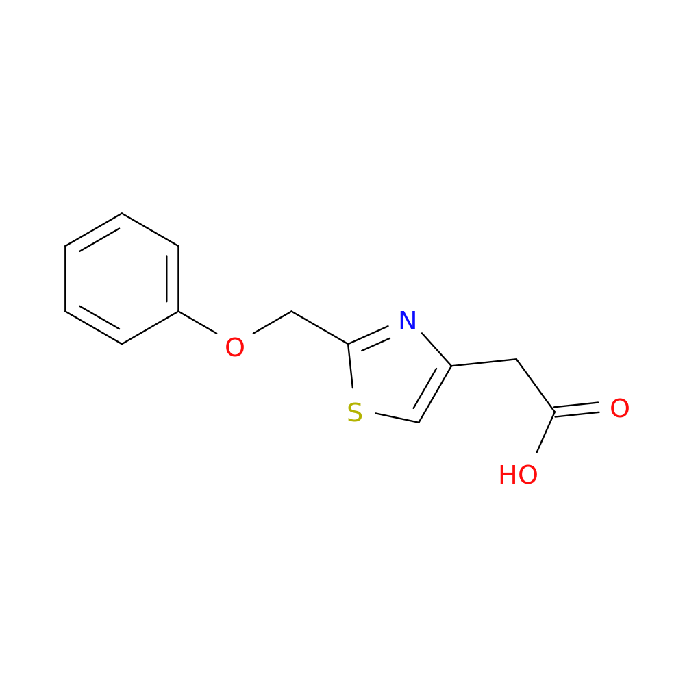 2-(2-(Phenoxymethyl)thiazol-4-yl)acetic acid