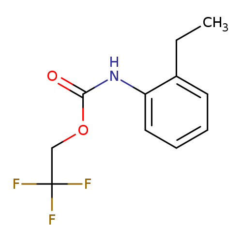 2,2,2-trifluoroethyl N-(2-ethylphenyl)carbamate