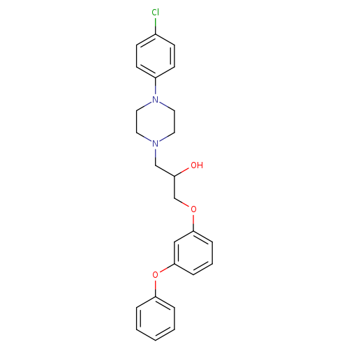 1-[4-(4-chlorophenyl)piperazin-1-yl]-3-(3-phenoxyphenoxy)propan-2-ol