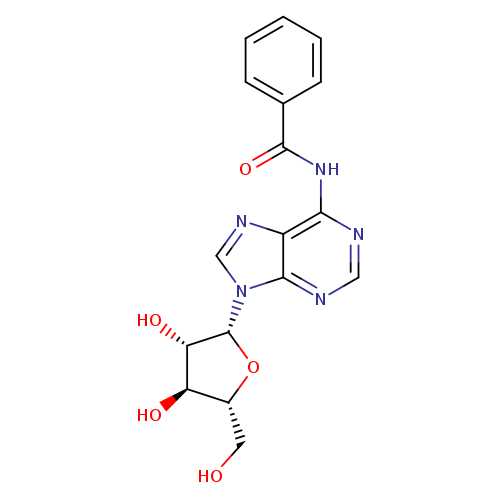 N-(9-((2R,3S,4S,5R)-3,4-Dihydroxy-5-(hydroxymethyl)tetrahydrofuran-2-yl)-9H-purin-6-yl)benzamide