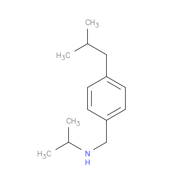 {[4-(2-methylpropyl)phenyl]methyl}(propan-2-yl)amine