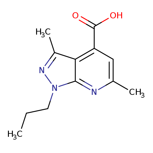 3,6-Dimethyl-1-propyl-1h-pyrazolo[3,4-b]pyridine-4-carboxylic acid