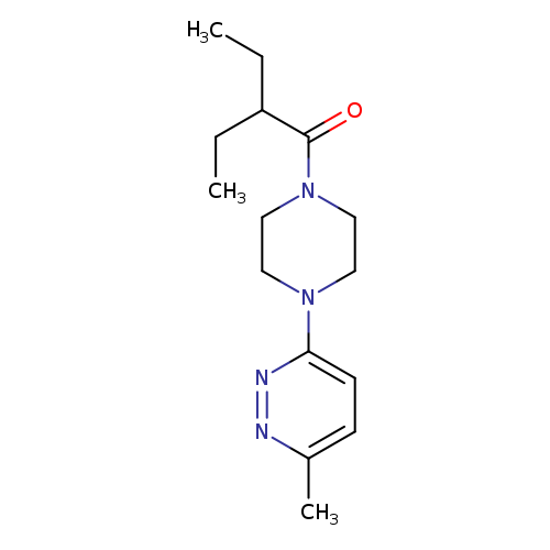 2-ethyl-1-[4-(6-methylpyridazin-3-yl)piperazin-1-yl]butan-1-one