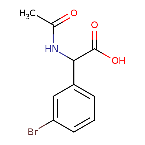 2-(3-bromophenyl)-2-acetamidoacetic acid