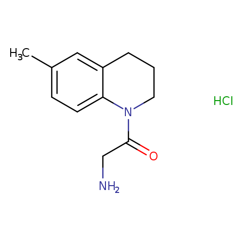 [2-(6-methyl-3,4-dihydroquinolin-1(2H)-yl)-2-oxoethyl]amine hydrochloride
