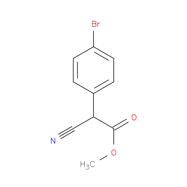 Methyl 2-(4-bromophenyl)-2-cyanoacetate