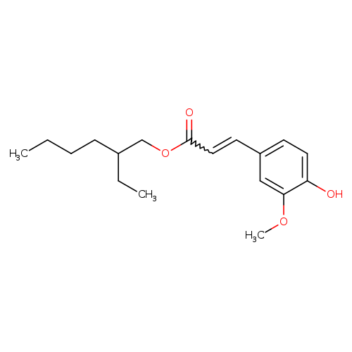 Piperazine 3-(4-hydroxy-3-methoxyphenyl)acrylate