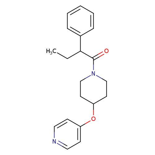 2-phenyl-1-[4-(pyridin-4-yloxy)piperidin-1-yl]butan-1-one