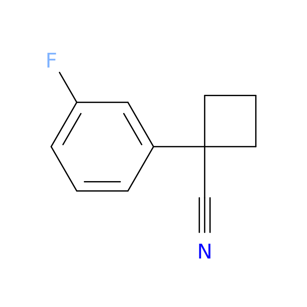 1-(3-Fluorophenyl)cyclobutanecarbonitrile