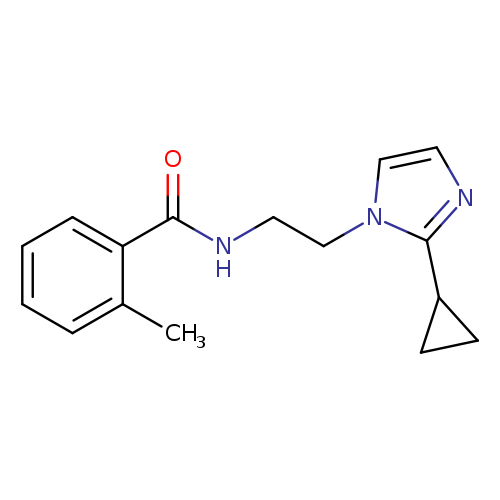 N-[2-(2-cyclopropyl-1H-imidazol-1-yl)ethyl]-2-methylbenzamide