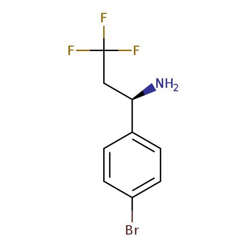 (1R)-1-(4-bromophenyl)-3,3,3-trifluoropropan-1-amine