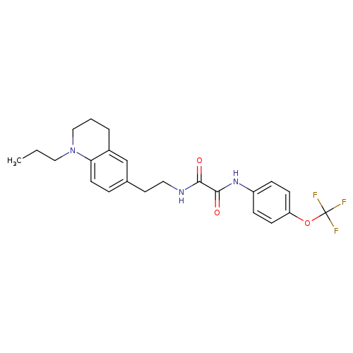 N-[2-(1-propyl-1,2,3,4-tetrahydroquinolin-6-yl)ethyl]-N'-[4-(trifluoromethoxy)phenyl]ethanediamide