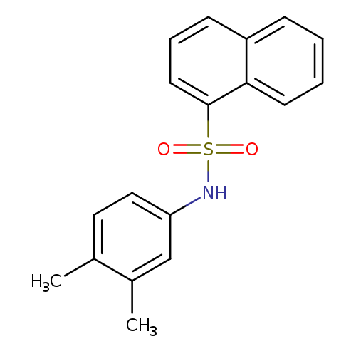 N-(3,4-dimethylphenyl)-1-naphthalenesulfonamide