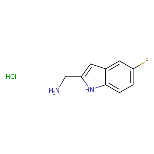 1-(5-fluoro-1H-indol-2-yl)methanaminehydrochloride