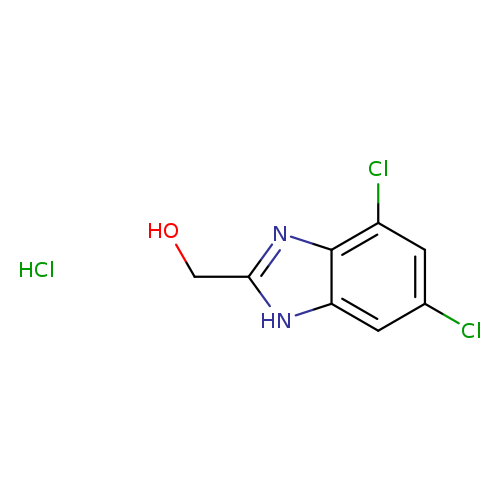 (4,6-dichloro-1H-1,3-benzodiazol-2-yl)methanol hydrochloride