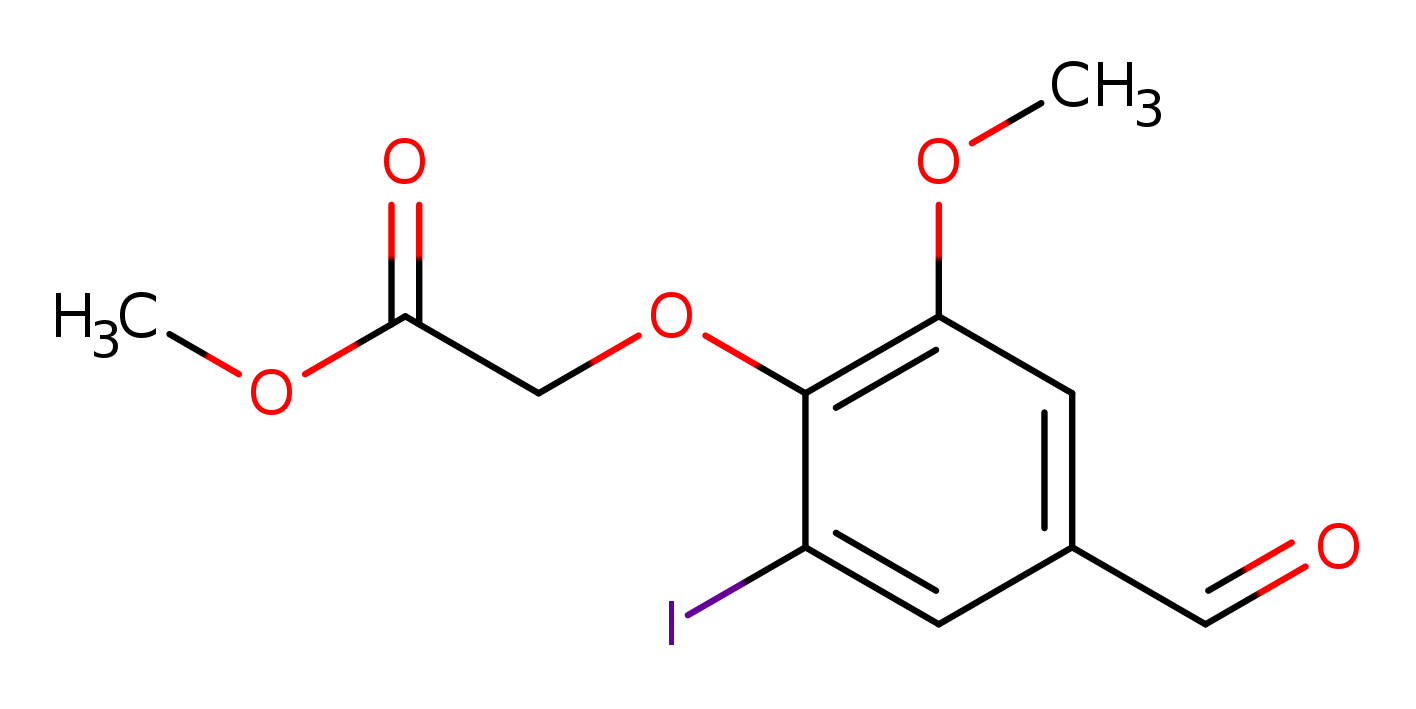 methyl 2-(4-formyl-2-iodo-6-methoxyphenoxy)acetate
