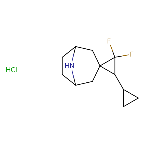 "3'-cyclopropyl-2',2'-difluoro-8-azaspiro[bicyclo[3.2.1]octane-3,1'-cyclopropane] hydrochloride"