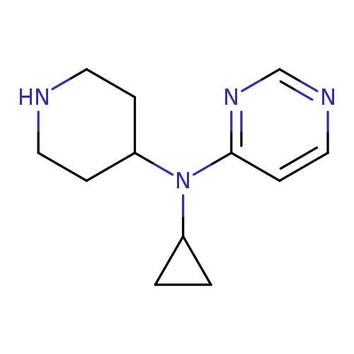 N-cyclopropyl-N-(piperidin-4-yl)pyrimidin-4-amine