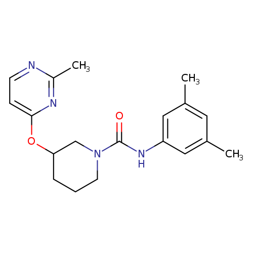 N-(3,5-dimethylphenyl)-3-[(2-methylpyrimidin-4-yl)oxy]piperidine-1-carboxamide