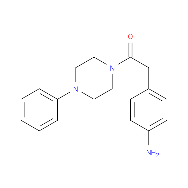 2-(4-aminophenyl)-1-(4-phenylpiperazin-1-yl)ethan-1-one