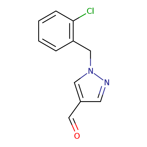 1-[(2-chlorophenyl)methyl]-1H-pyrazole-4-carbaldehyde