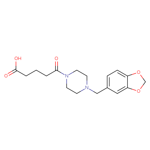 5-{4-[(2H-1,3-benzodioxol-5-yl)methyl]piperazin-1-yl}-5-oxopentanoic acid hydrochloride