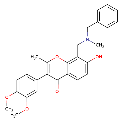 8-{[benzyl(methyl)amino]methyl}-3-(3,4-dimethoxyphenyl)-7-hydroxy-2-methyl-4H-chromen-4-one