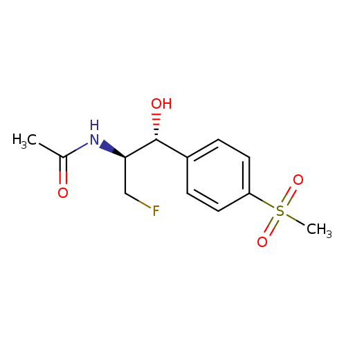 Acetamide, N-[1-(fluoromethyl)-2-hydroxy-2-[4-(methylsulfonyl)phenyl]ethyl]-, [R-(R*,S*)]- (9CI)