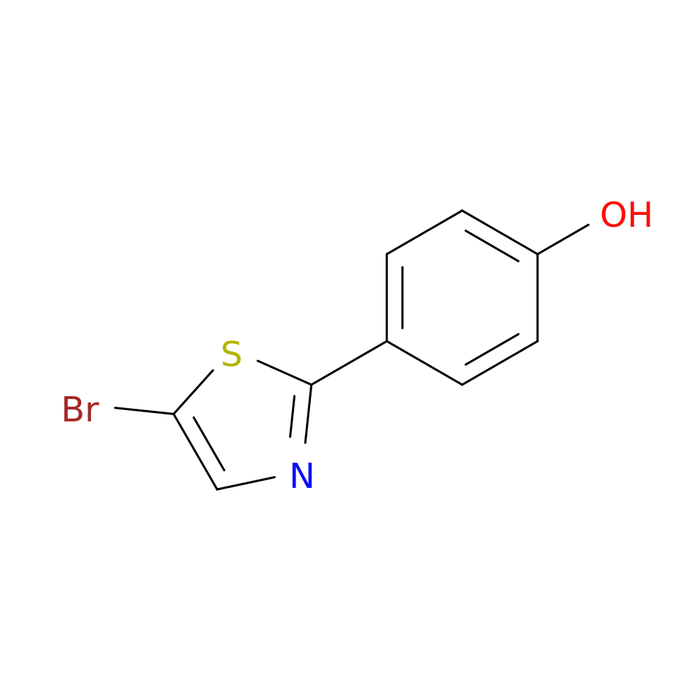 4-(5-bromo-1,3-thiazol-2-yl)phenol