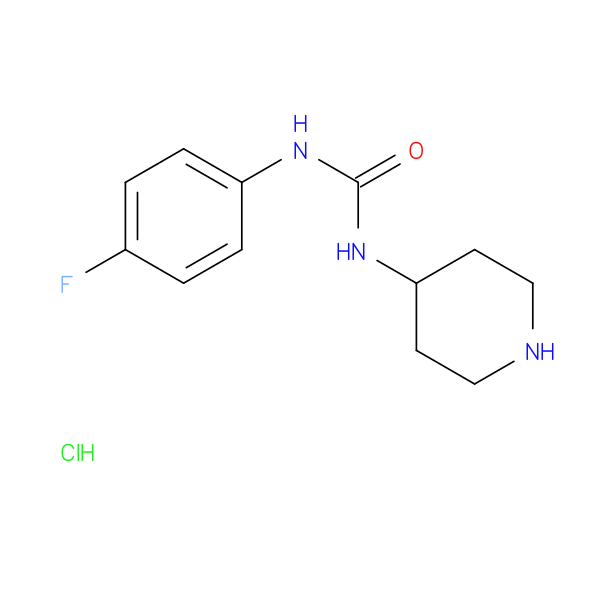 1-(4-Fluorophenyl)-3-(piperidin-4-yl)urea hydrochloride