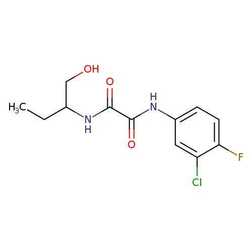 N'-(3-chloro-4-fluorophenyl)-N-(1-hydroxybutan-2-yl)ethanediamide