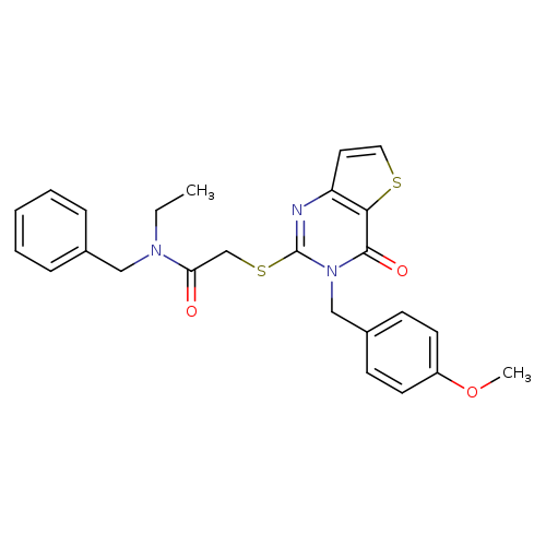 N-benzyl-N-ethyl-2-({3-[(4-methoxyphenyl)methyl]-4-oxo-3H,4H-thieno[3,2-d]pyrimidin-2-yl}sulfanyl)acetamide