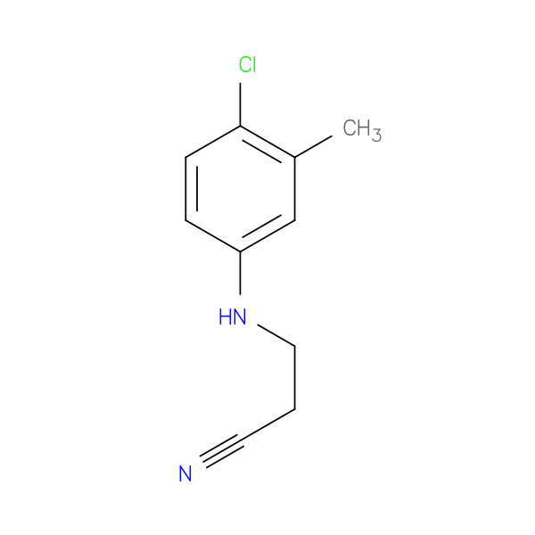 3-[(4-chloro-3-methylphenyl)amino]propanenitrile