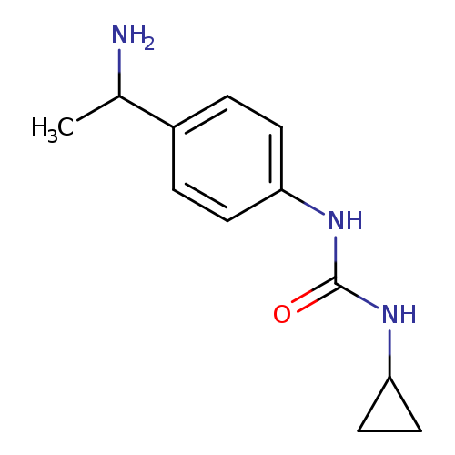 1-[4-(1-aminoethyl)phenyl]-3-cyclopropylurea