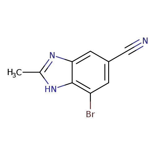 7-Bromo-2-methyl-1H-1,3-benzodiazole-5-carbonitrile