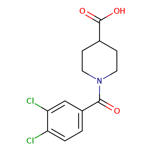 1-(3,4-dichlorobenzoyl)piperidine-4-carboxylic acid