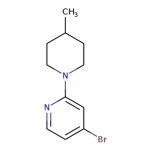 4-Bromo-2-(4-methylpiperidino)pyridine