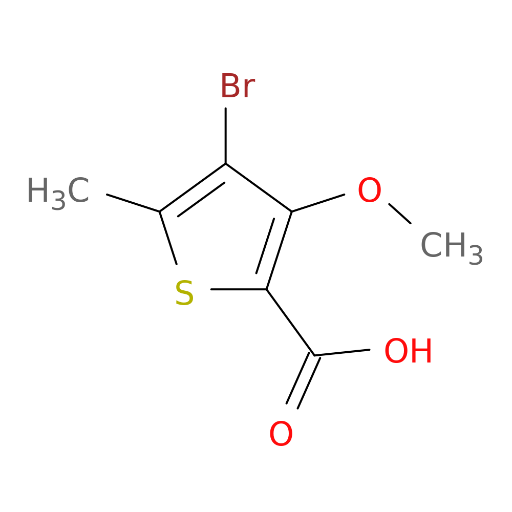 4-Bromo-3-methoxy-5-methylthiophene-2-carboxylic acid