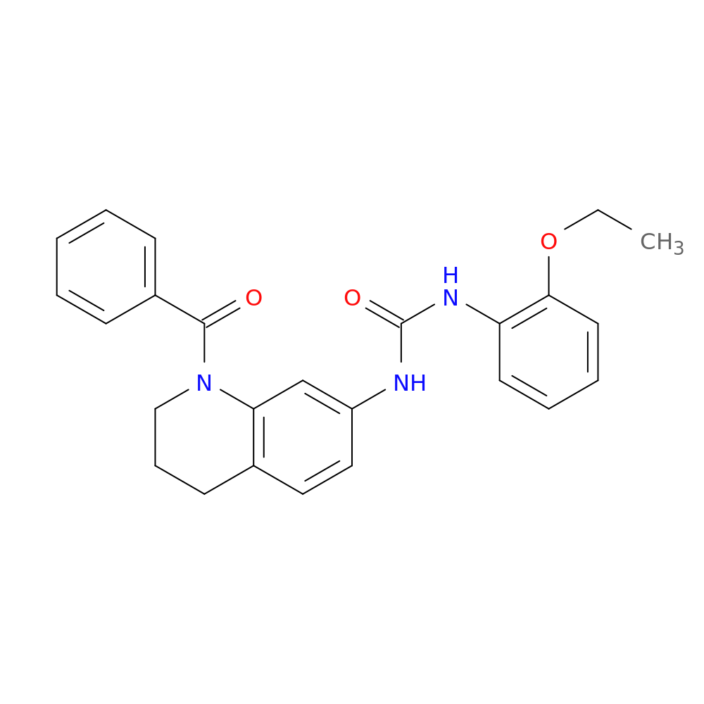3-(1-benzoyl-1,2,3,4-tetrahydroquinolin-7-yl)-1-(2-ethoxyphenyl)urea