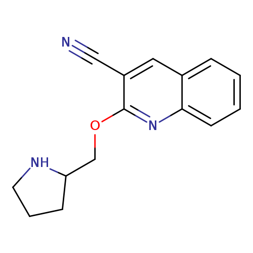 2-[(pyrrolidin-2-yl)methoxy]quinoline-3-carbonitrile