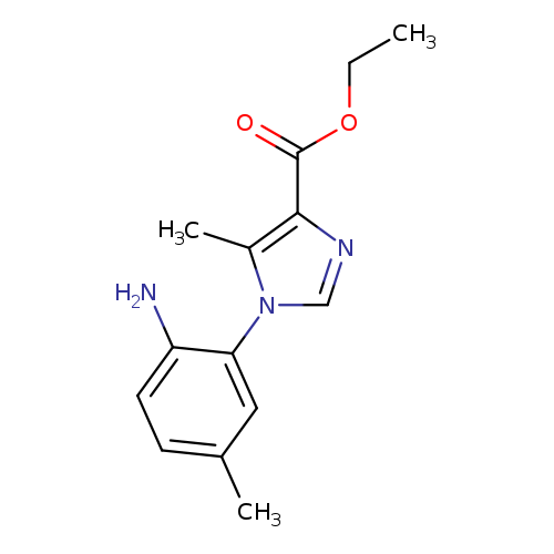Ethyl 1-(2-amino-5-methylphenyl)-5-methyl-1H-imidazole-4-carboxylate